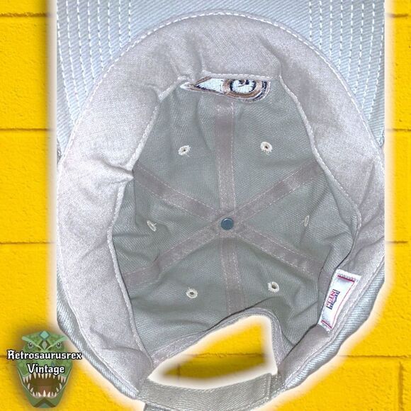 Vintage 00’s Los Angeles Rams Khaki Denim Embroidered Fundamental Hat, One Size - Picture 2 of 8